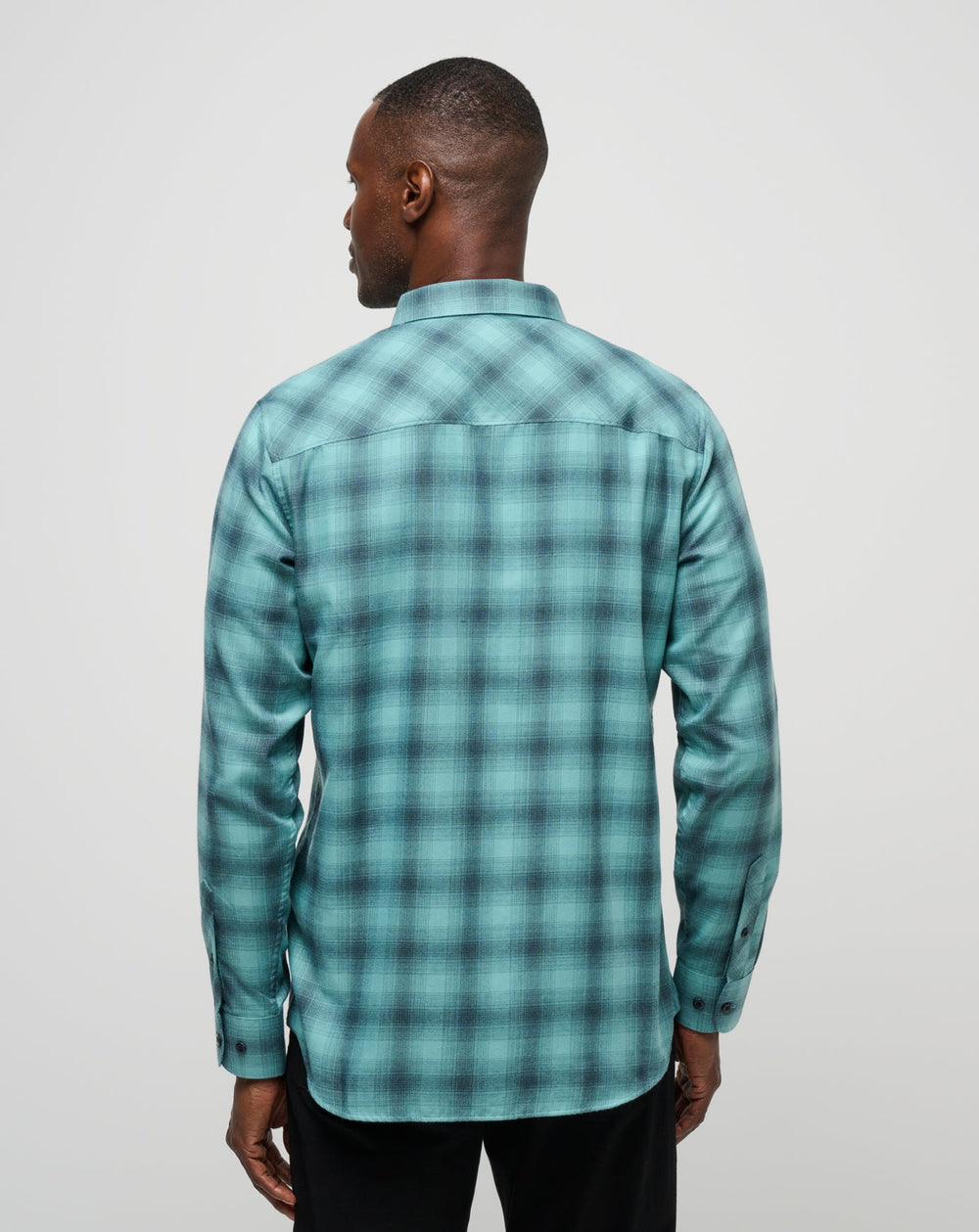 Total Eclipse/Cameo Travis Mathew Cloud Flannel Plaid Button-Up