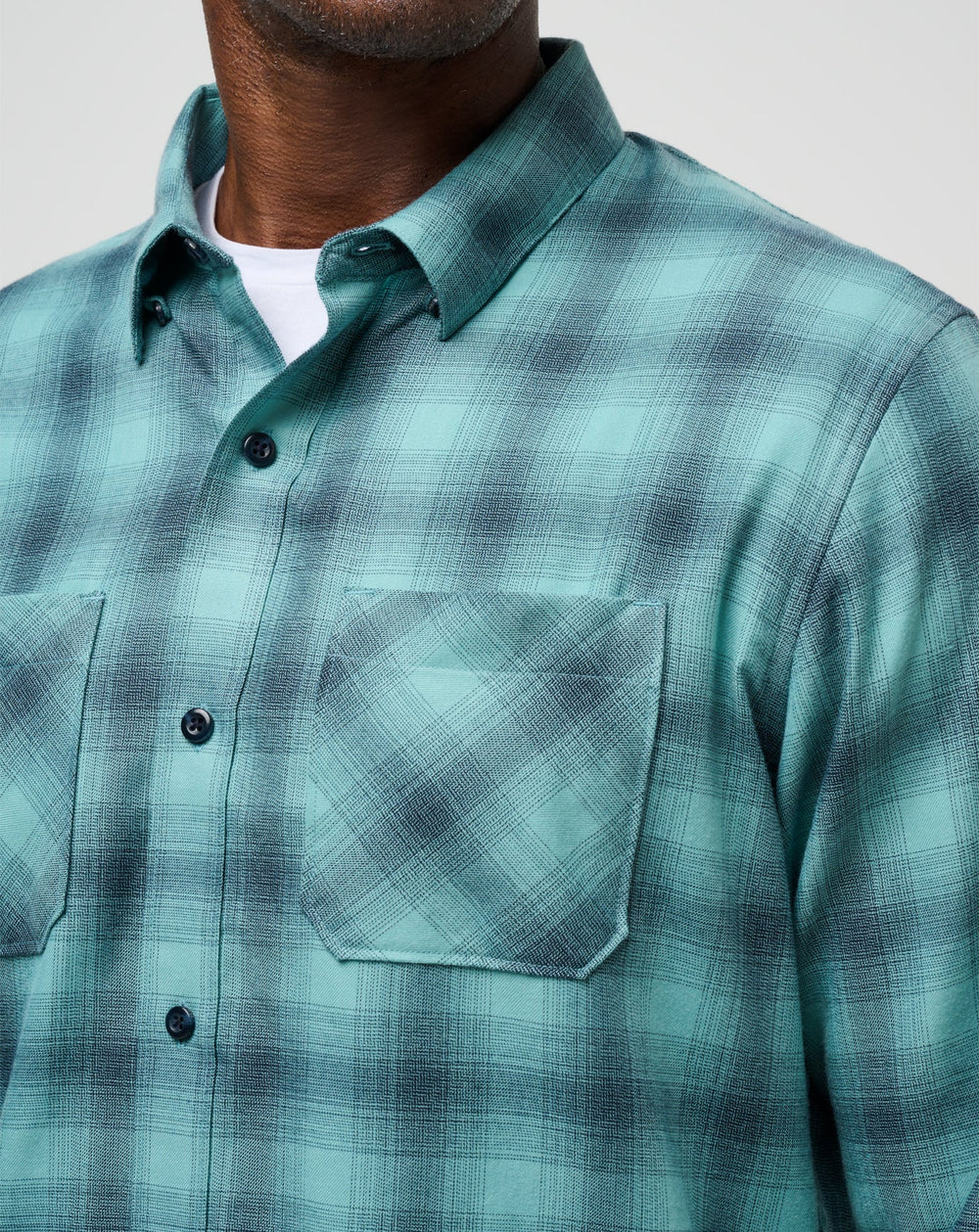 Total Eclipse/Cameo Travis Mathew Cloud Flannel Plaid Button-Up