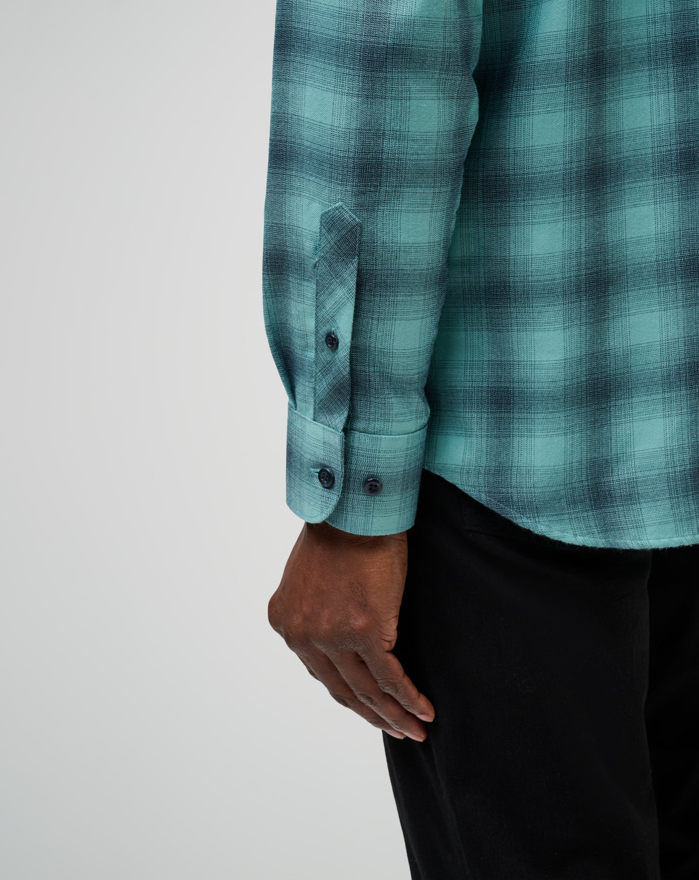 Total Eclipse/Cameo Travis Mathew Cloud Flannel Plaid Button-Up