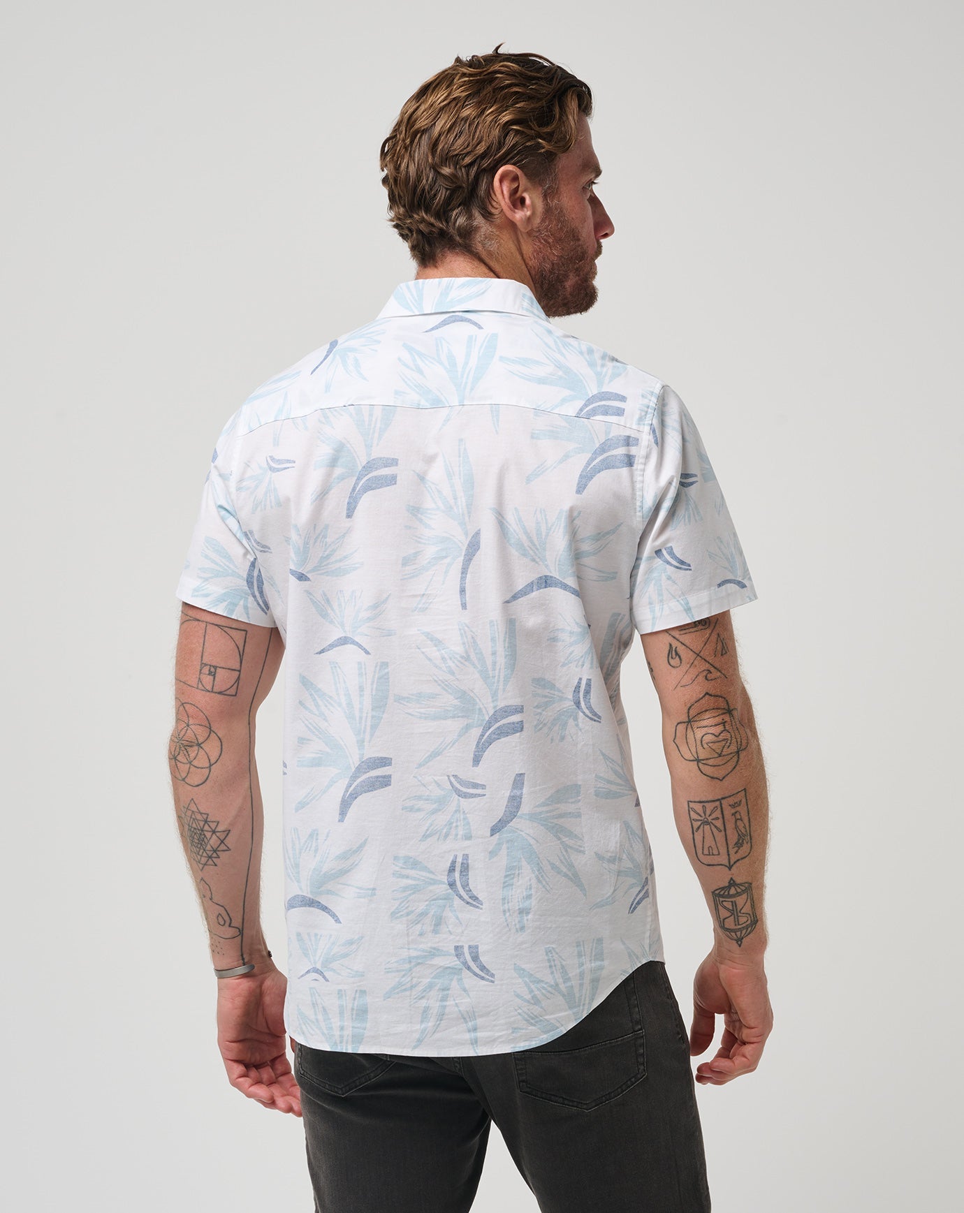 White/Quiet Harbor Travis Mathew The Thick Of It Button-Up