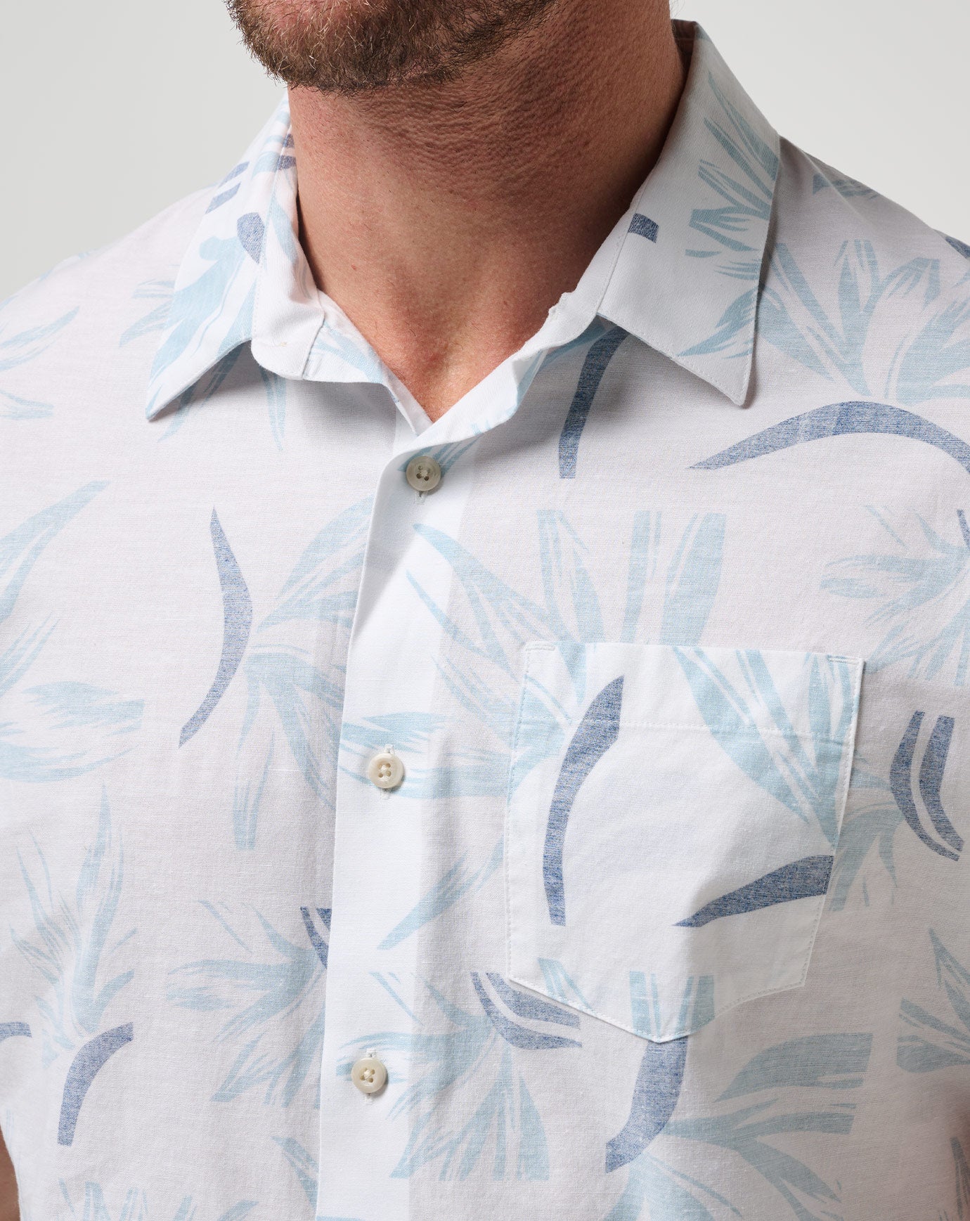 White/Quiet Harbor Travis Mathew The Thick Of It Button-Up