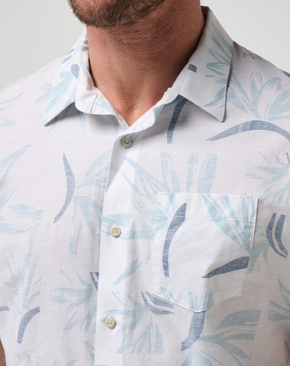 White/Quiet Harbor Travis Mathew The Thick Of It Button-Up
