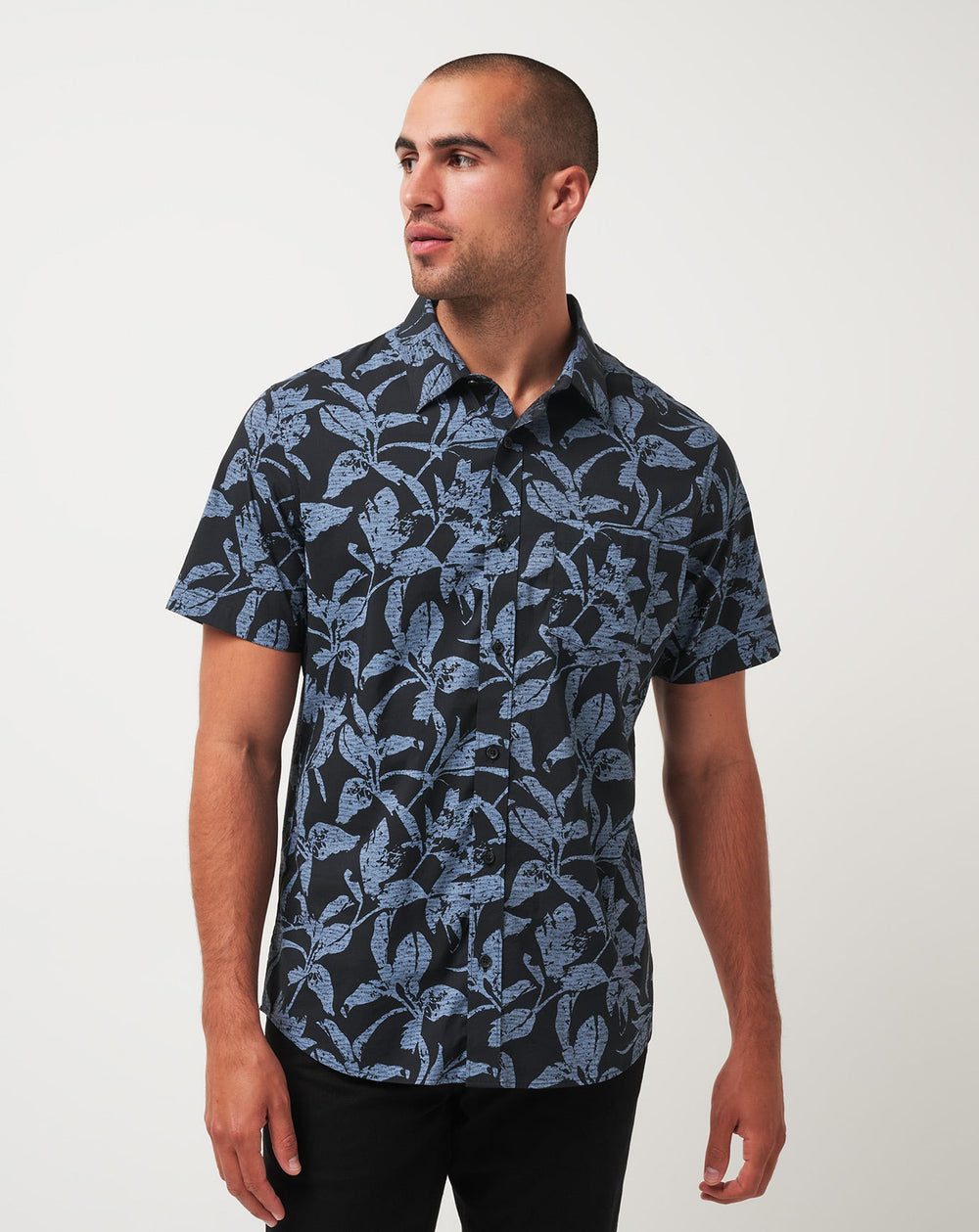 Black Travis Mathew Photo Finish Button-Up