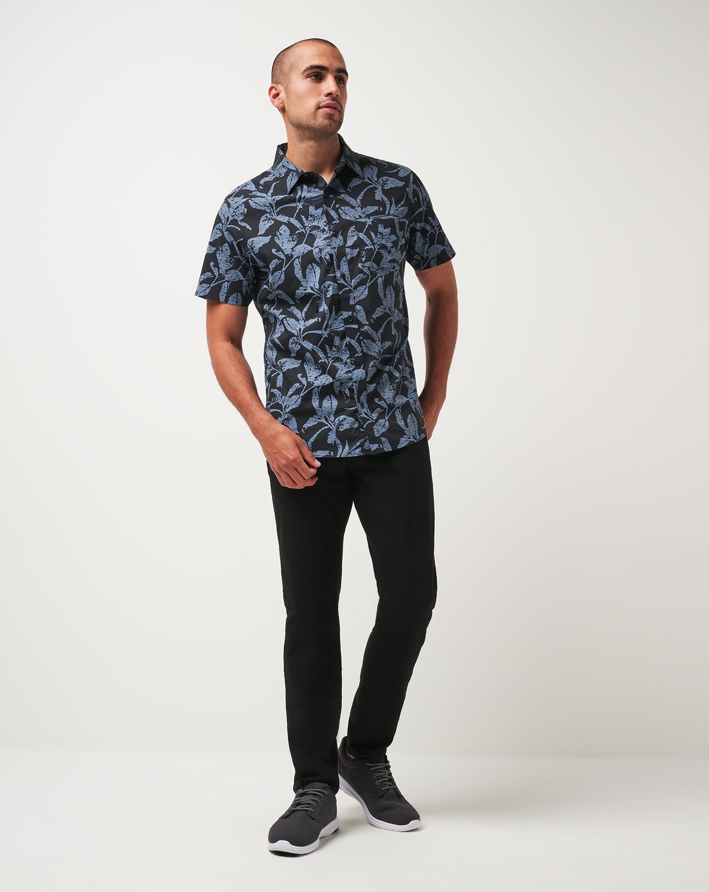 Black Travis Mathew Photo Finish Button-Up