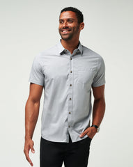 Heather Sleet Travis Mathew Across The Pond Button-Up