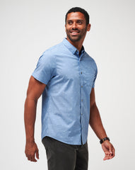 Heather Quiet Harbor Travis Mathew Wind It In Button-Up