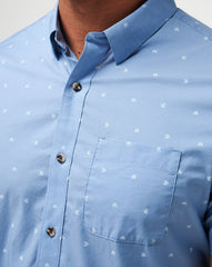 Heather Quiet Harbor Travis Mathew Wind It In Button-Up