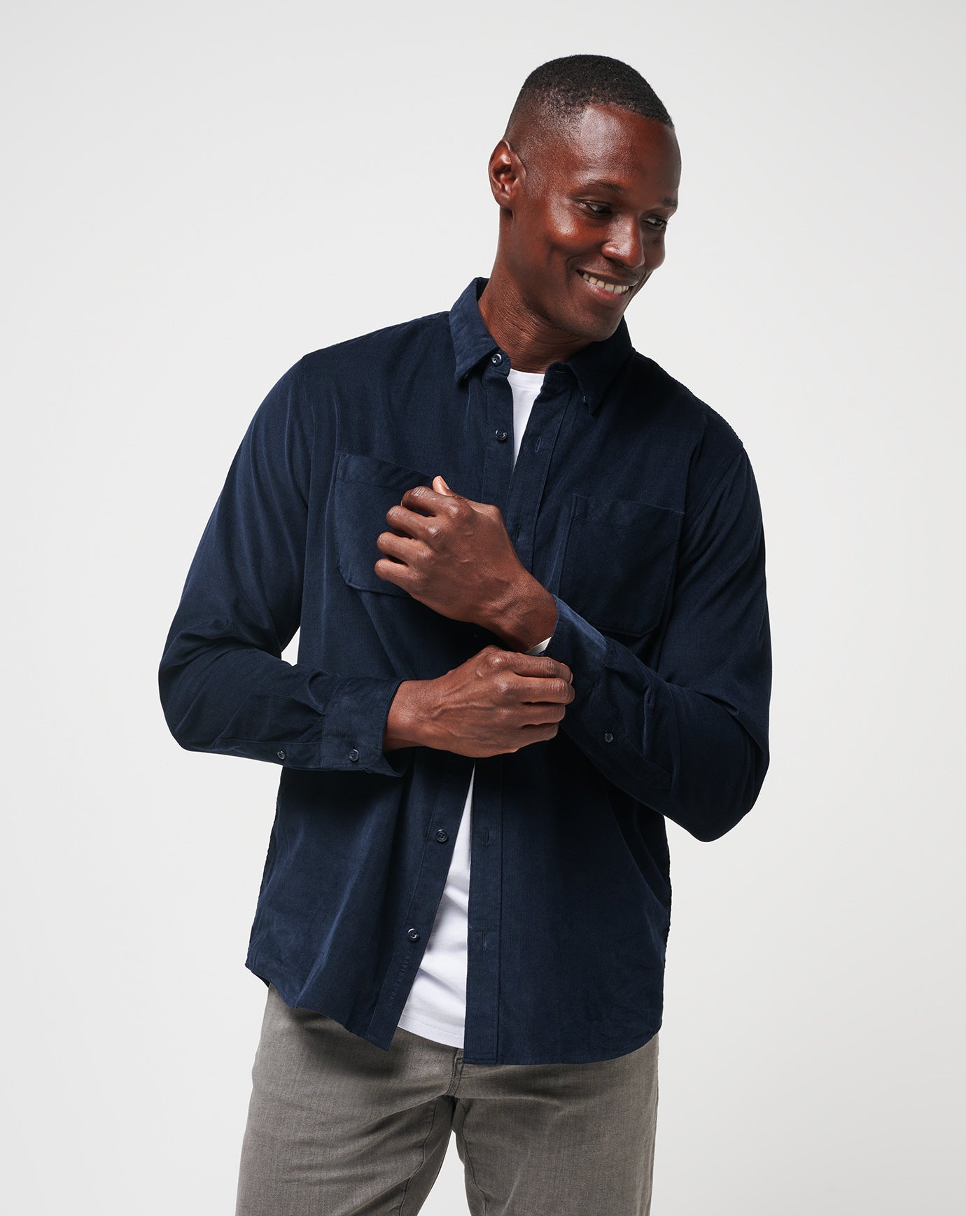 Total Eclipse Travis Mathew Barrel Of Laughs Button-Up