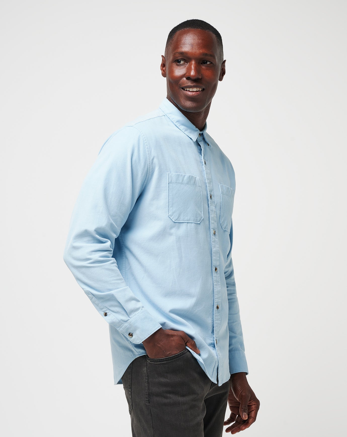 Dream Blue Travis Mathew Barrel Of Laughs Button-Up