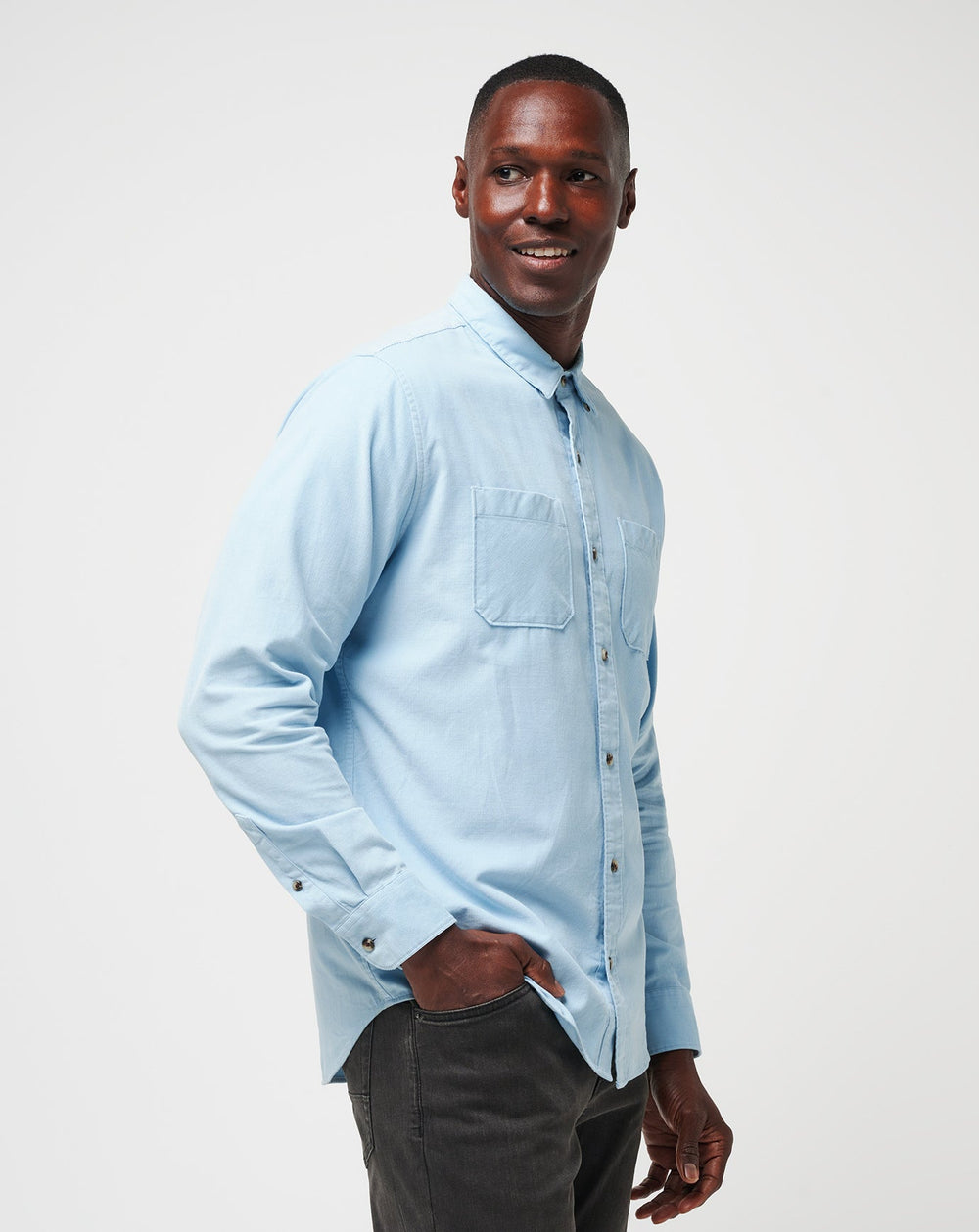 Dream Blue Travis Mathew Barrel Of Laughs Button-Up
