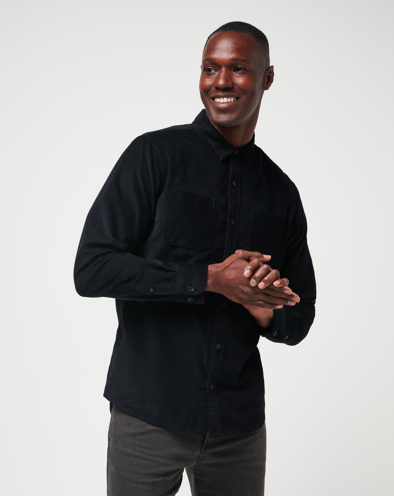 Black Travis Mathew Barrel Of Laughs Button-Up