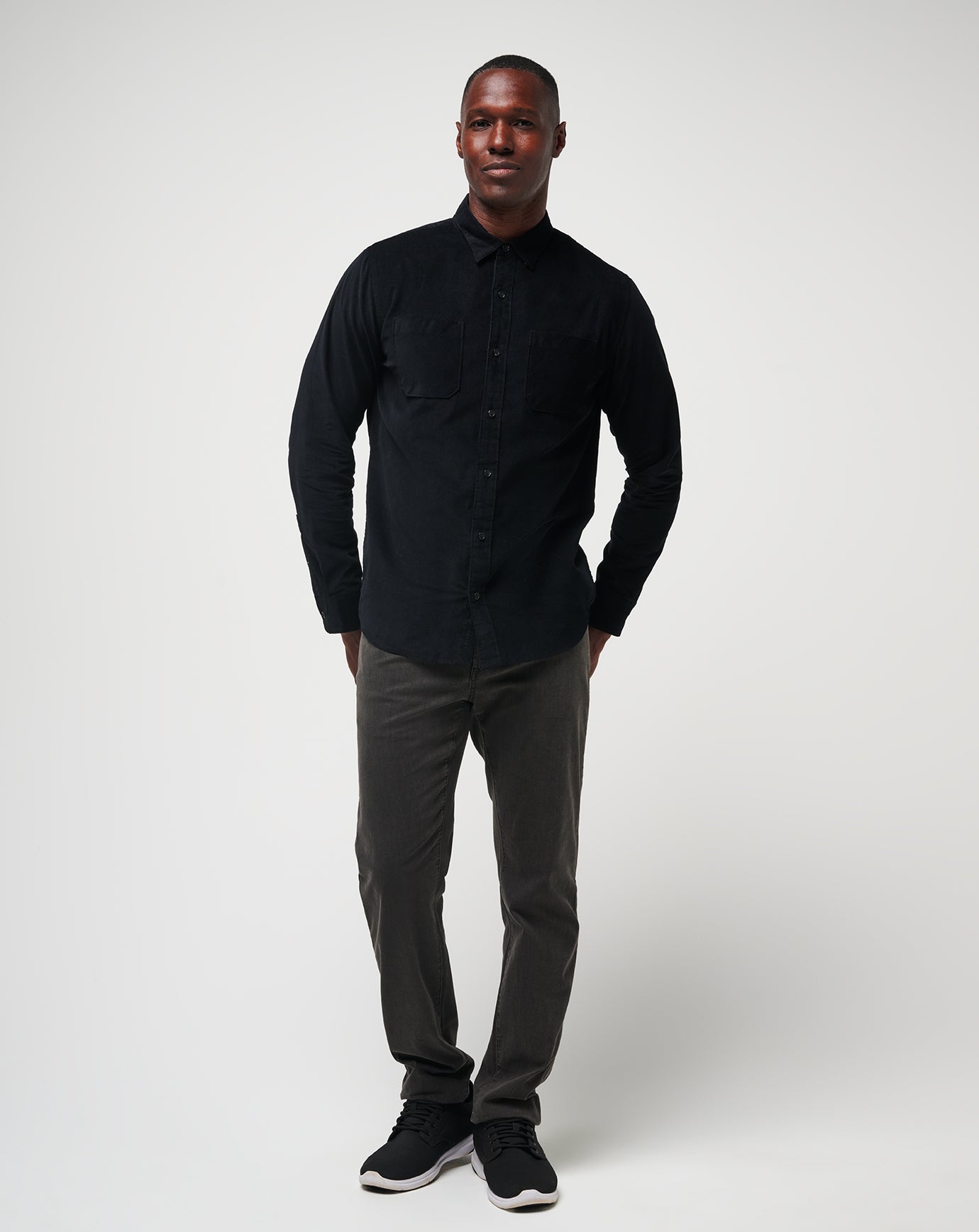 Black Travis Mathew Barrel Of Laughs Button-Up