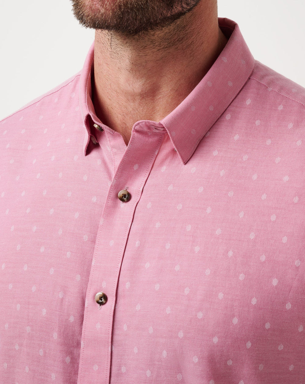 Heather Rose Wine Travis Mathew Early Check In Button-Up