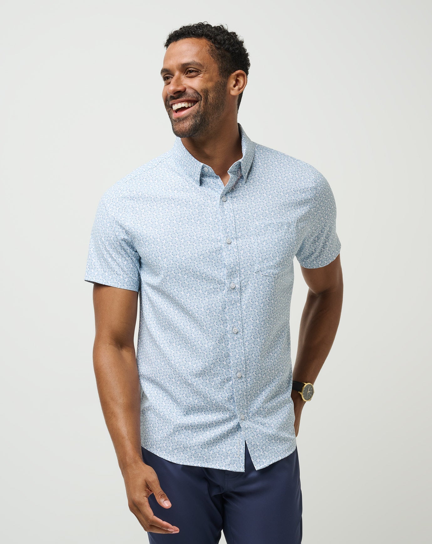 White Travis Mathew Techwoven Country Mile Button-Up
