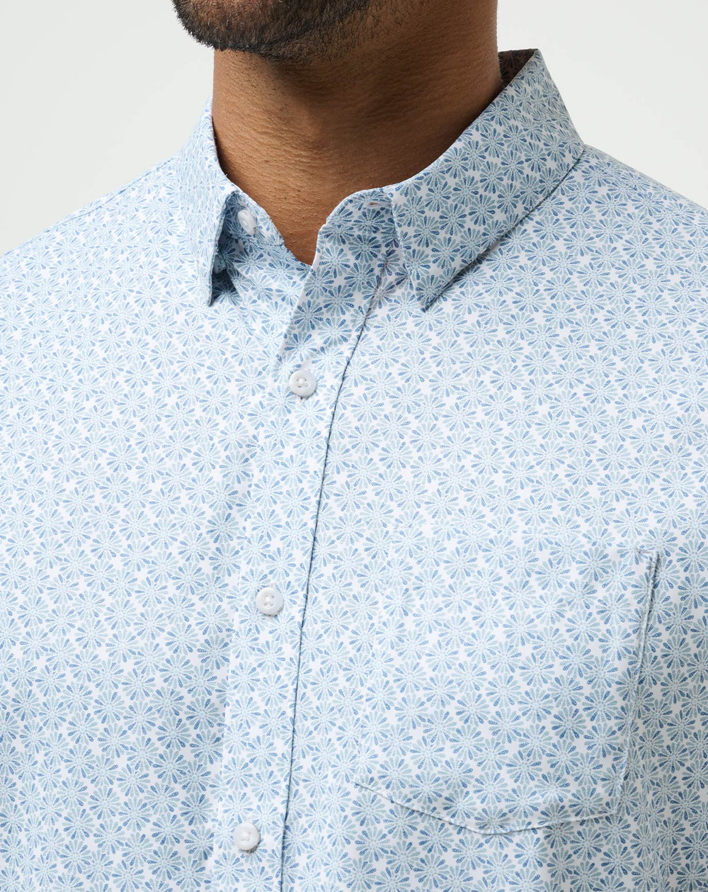 White Travis Mathew Techwoven Country Mile Button-Up
