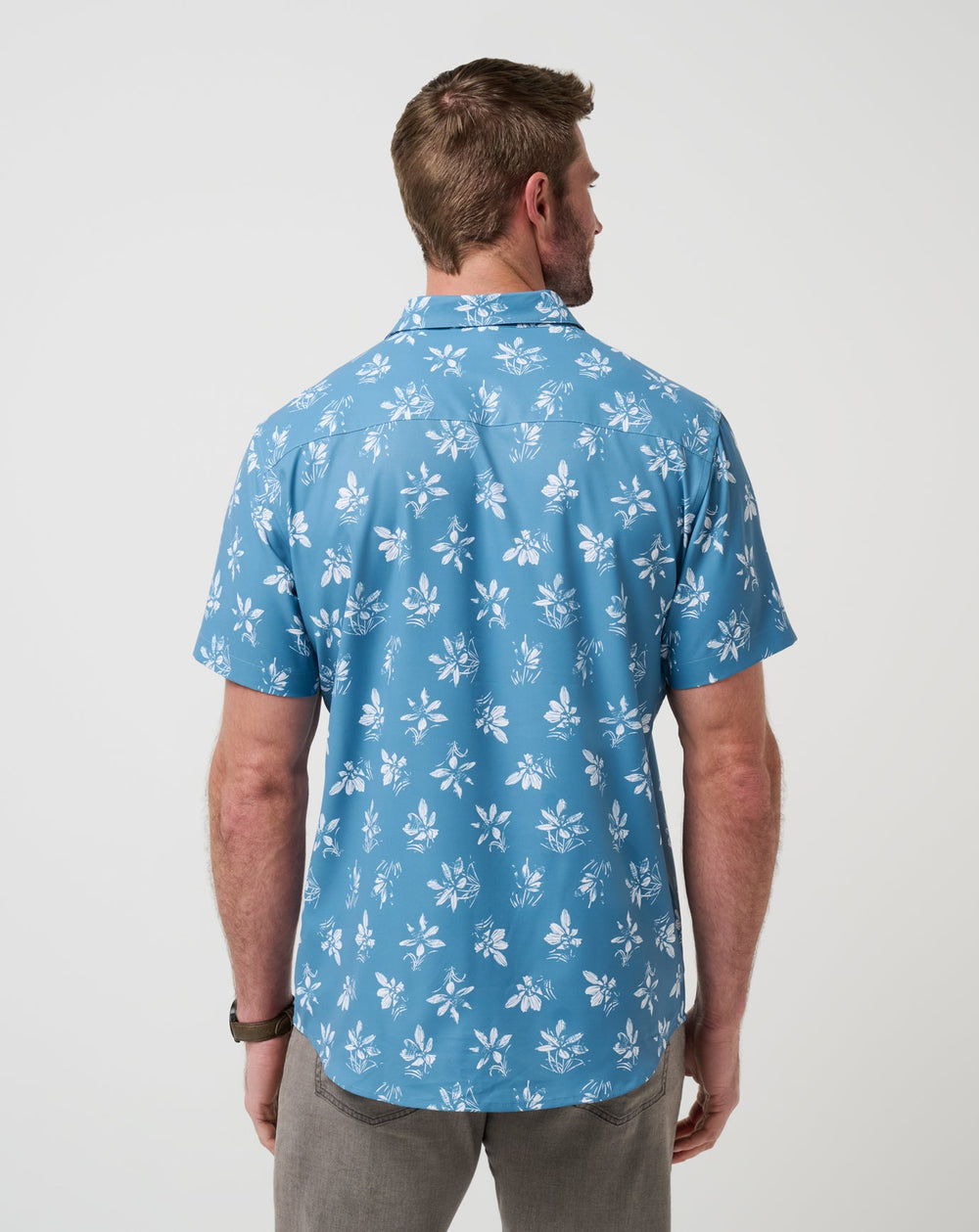 Captains Blue Travis Mathew Techwoven Seamate Button-Up