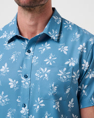 Captains Blue Travis Mathew Techwoven Seamate Button-Up