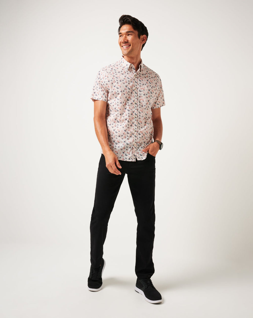 Moonbeam Travis Mathew Something New Button-Up