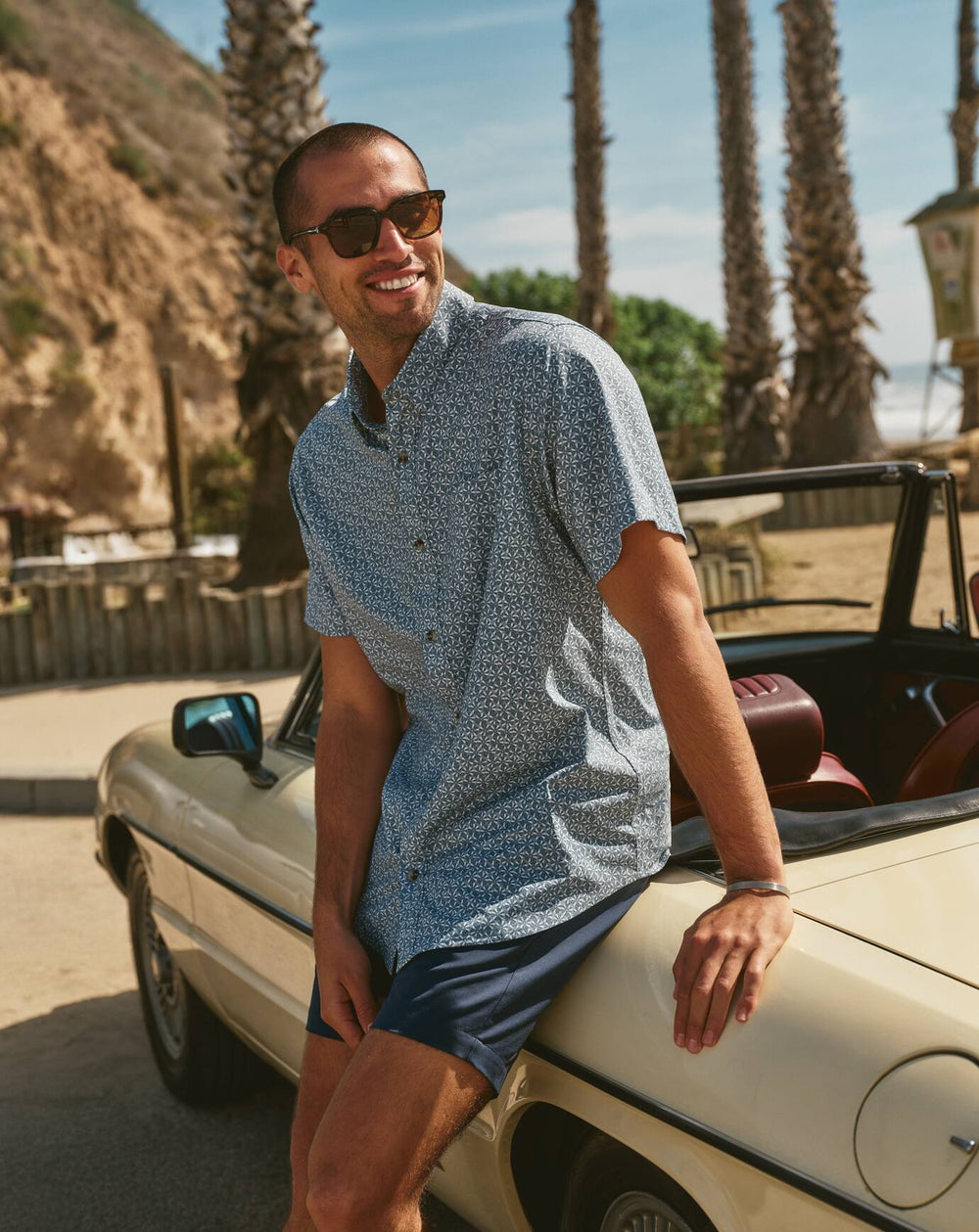 Arona Travis Mathew Techwoven Country Mile Button-Up