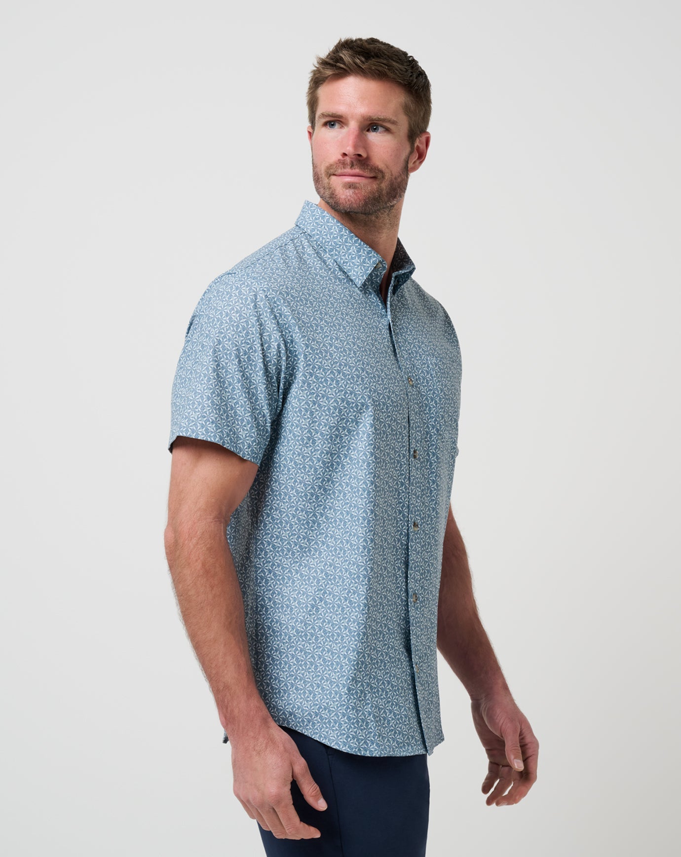 Arona Travis Mathew Techwoven Country Mile Button-Up