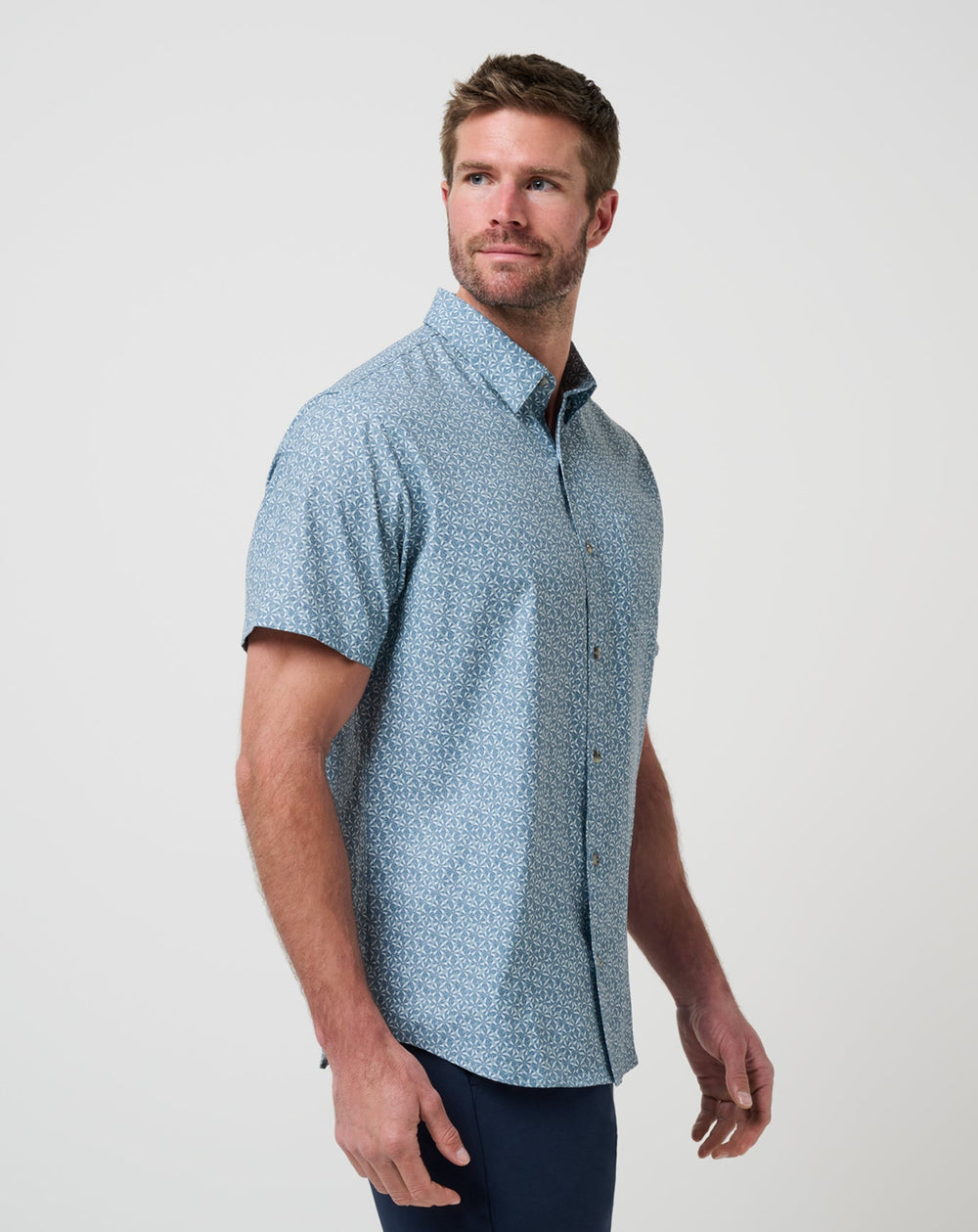 Arona Travis Mathew Techwoven Country Mile Button-Up