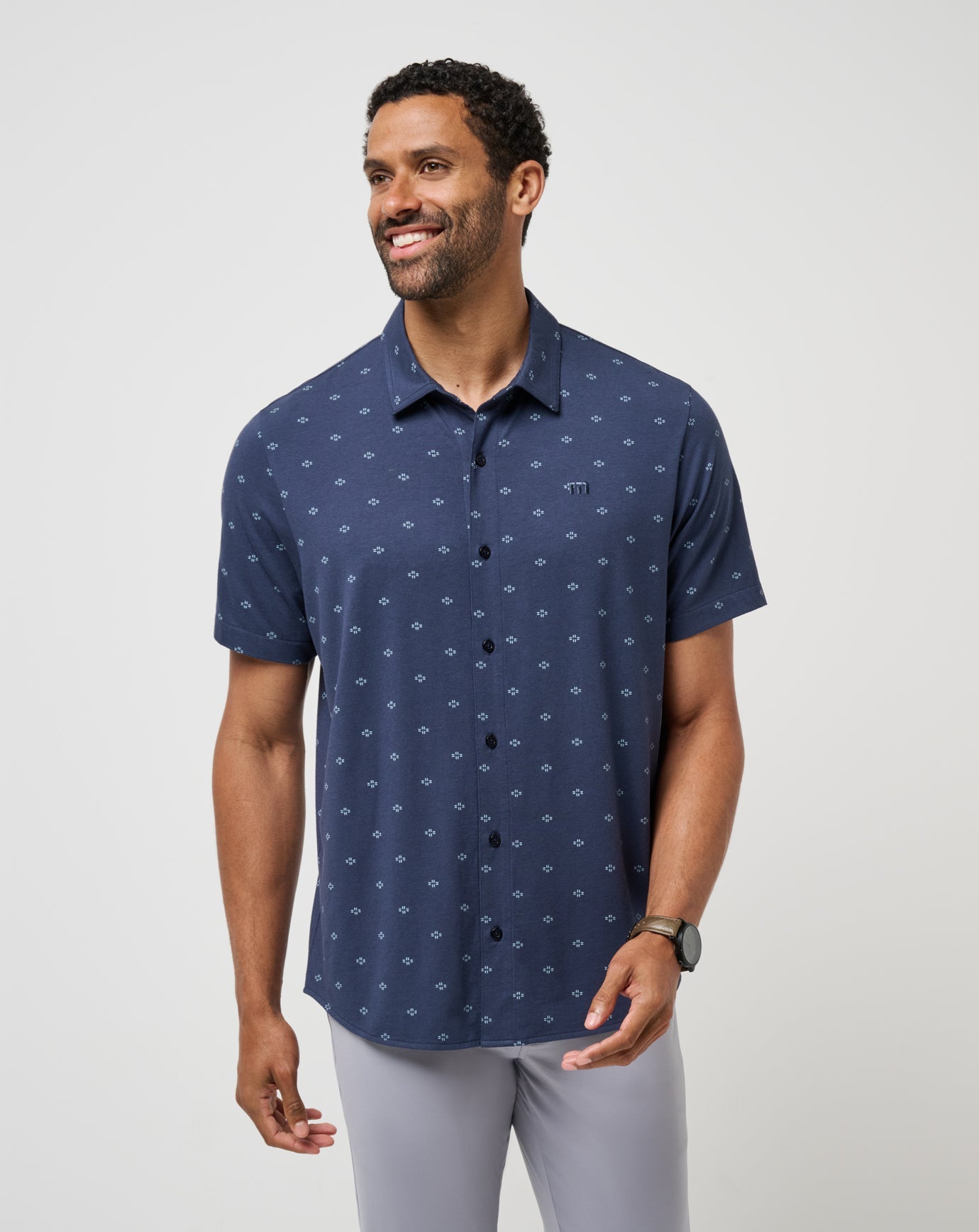 Total Eclipse Travis Mathew Shore Of It Button-Up