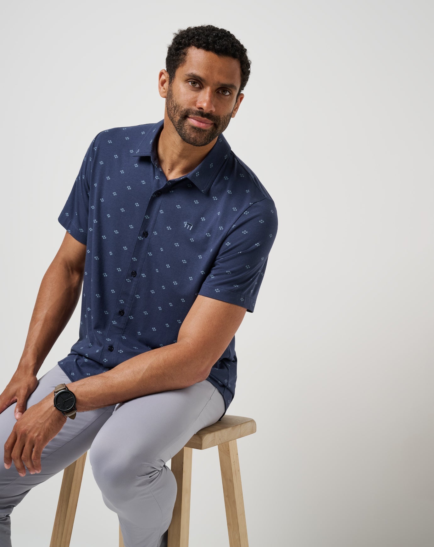 Total Eclipse Travis Mathew Shore Of It Button-Up