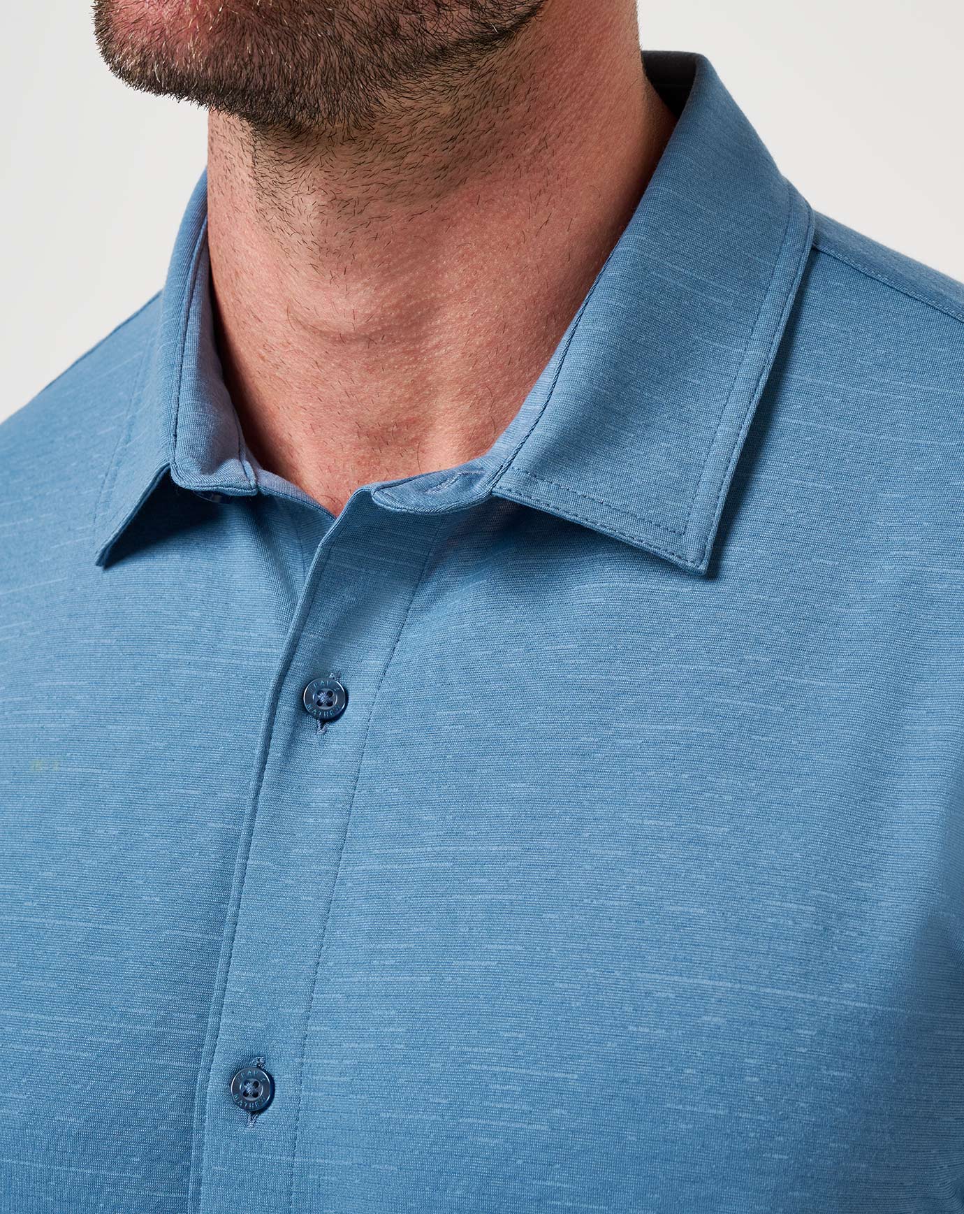 Copen Blue Travis Mathew The Heater Button-Up