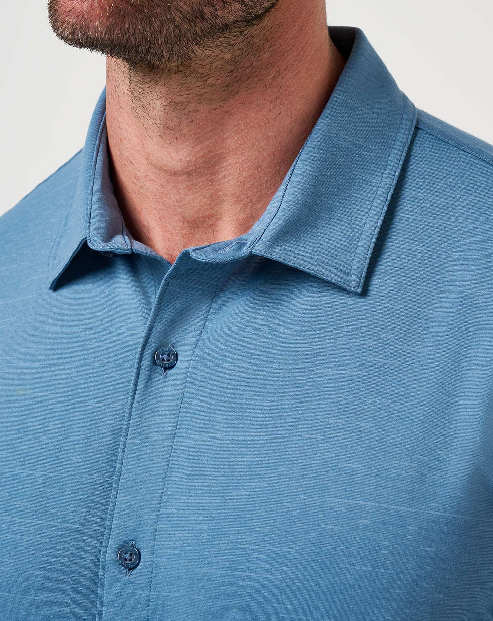Copen Blue Travis Mathew The Heater Button-Up