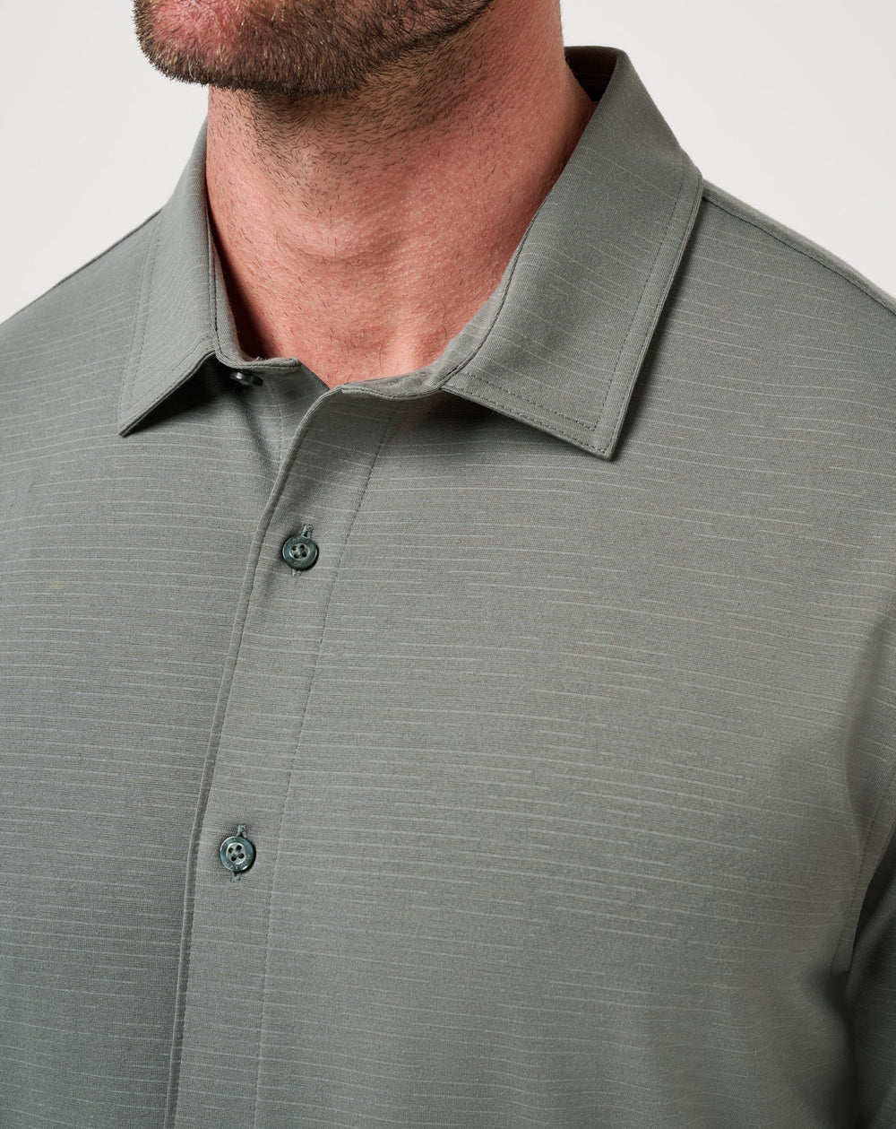 Dark Olive Travis Mathew The Heater Button-Up