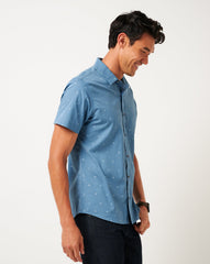 Captains Blue Travis Mathew Per Aspera Button-Up