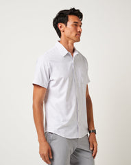 White Travis Mathew Techwoven Acropolis Button-Up