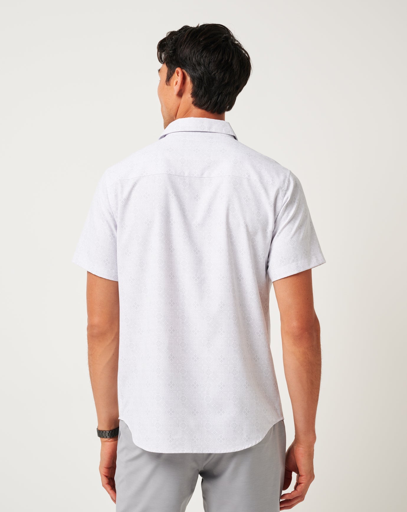 White Travis Mathew Techwoven Acropolis Button-Up