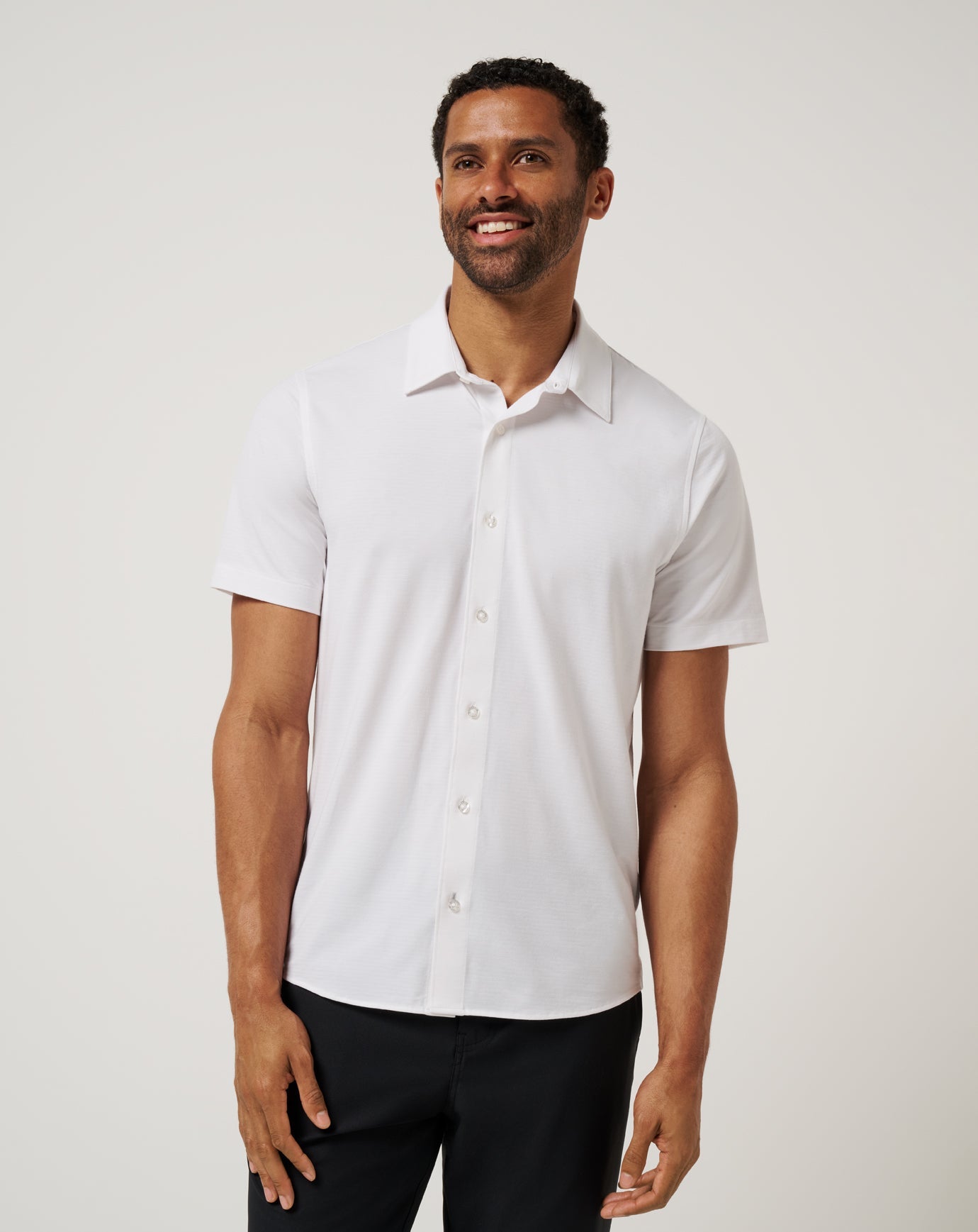 White Travis Mathew The Heater Button-Up