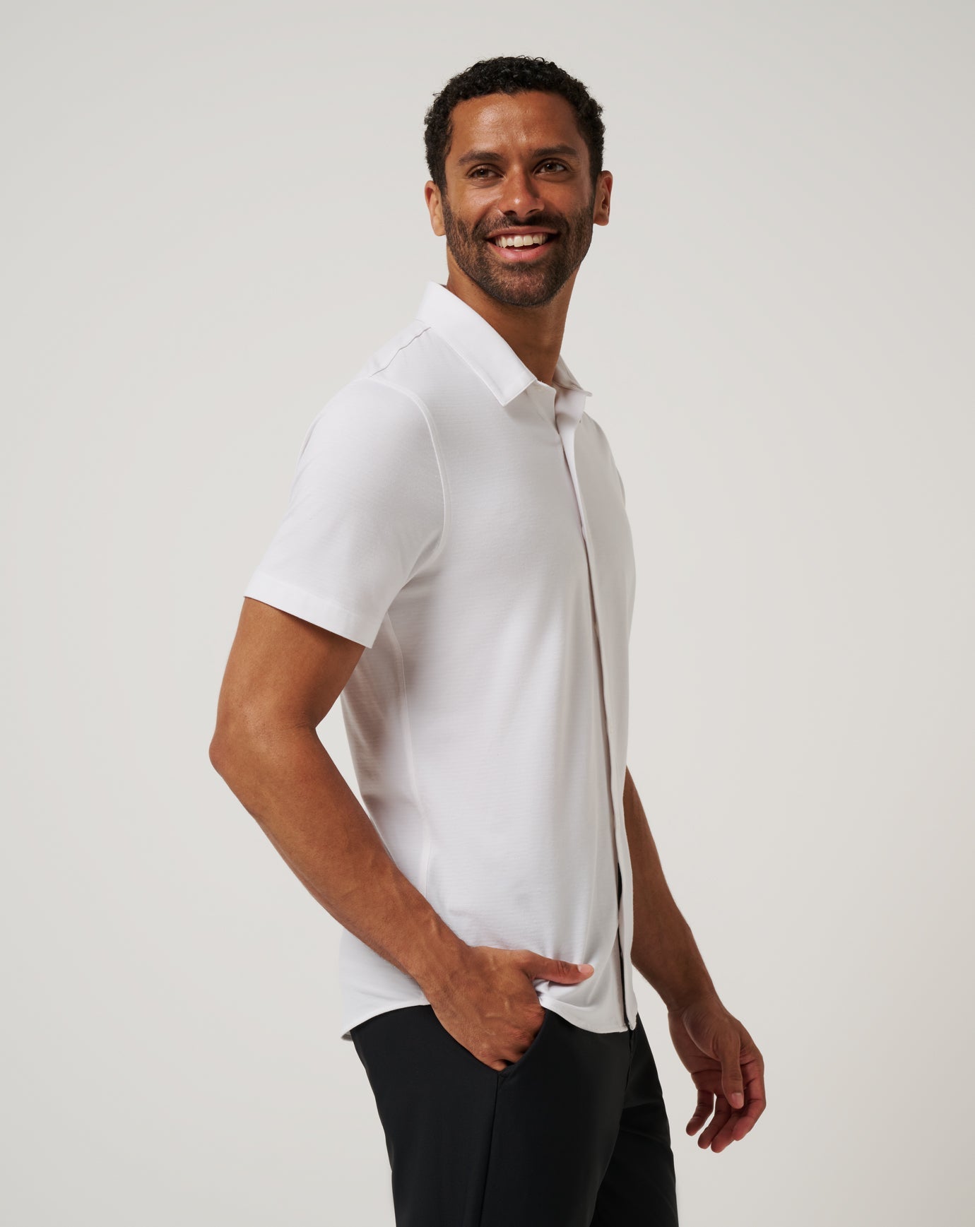White Travis Mathew The Heater Button-Up