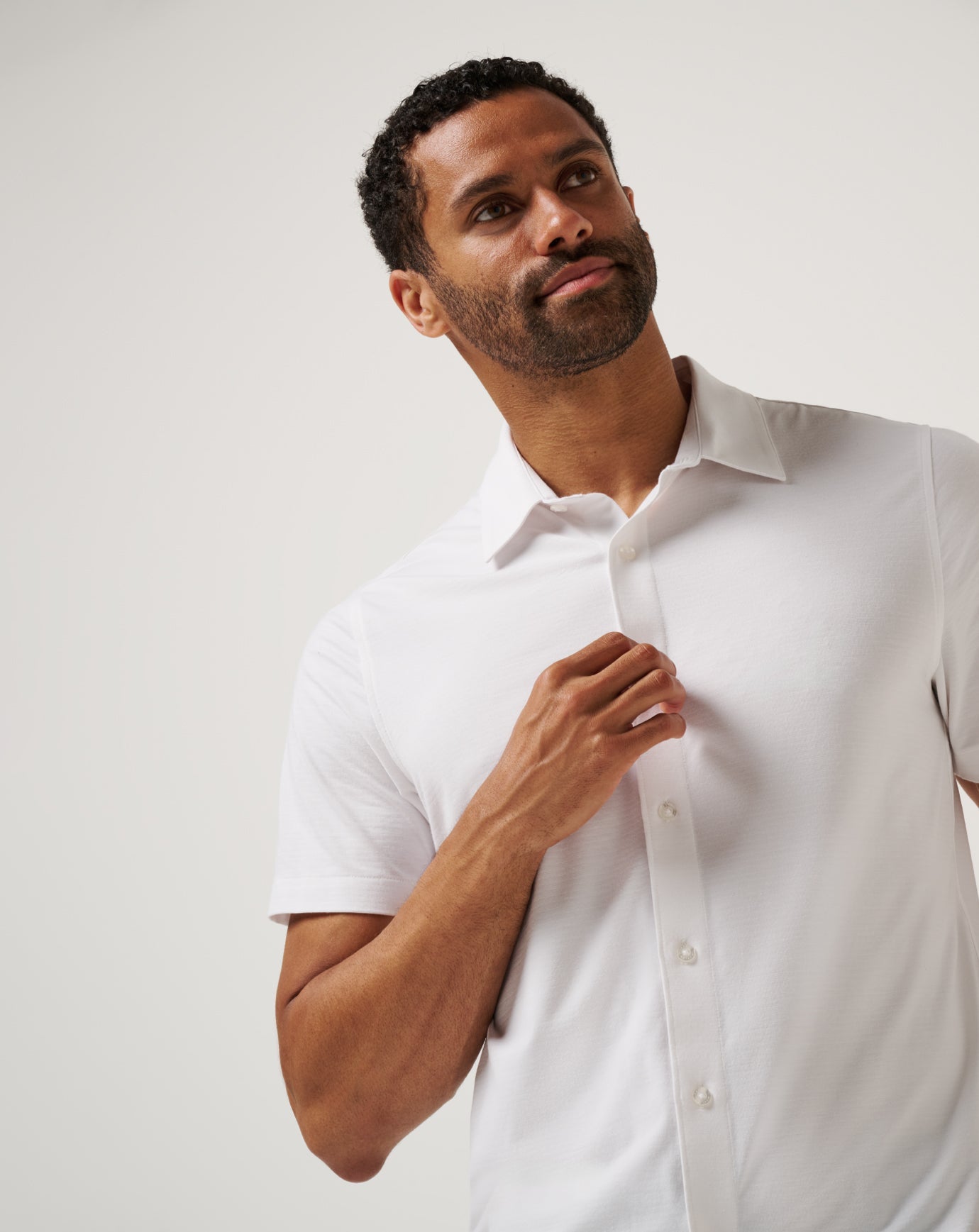White Travis Mathew The Heater Button-Up
