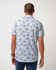 White Travis Mathew Knit Flourish Button-Up
