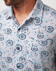 White Travis Mathew Knit Flourish Button-Up