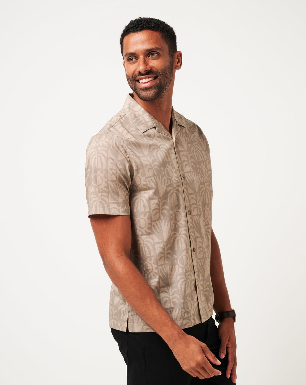Italian Sand Travis Mathew Desert Sun Button-Up