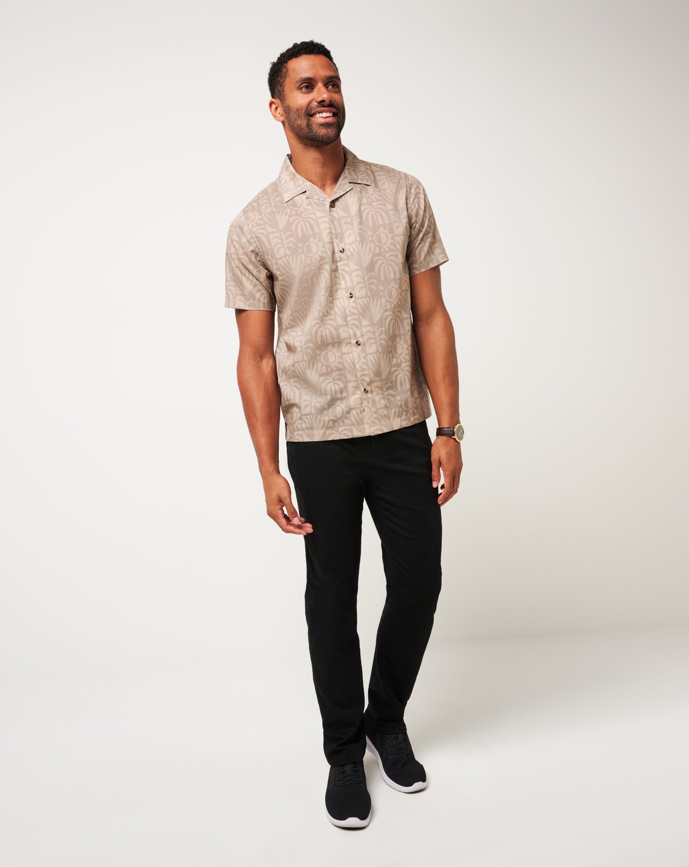 Italian Sand Travis Mathew Desert Sun Button-Up
