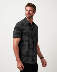 Black Travis Mathew Knit Gravitation Button-Up