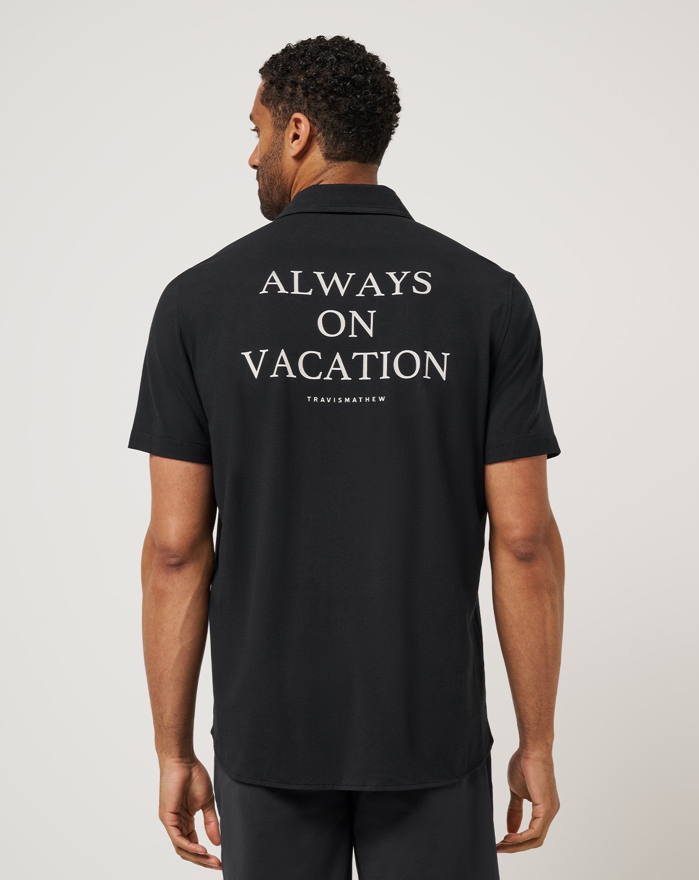 Black Travis Mathew Poolside Pitcher Button-Up