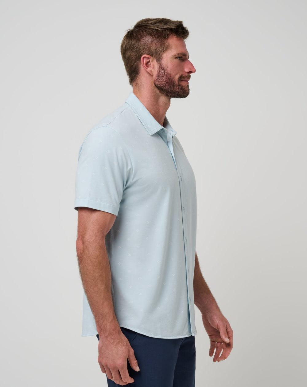 Azzurro Travis Mathew Shore Of It Button-Up