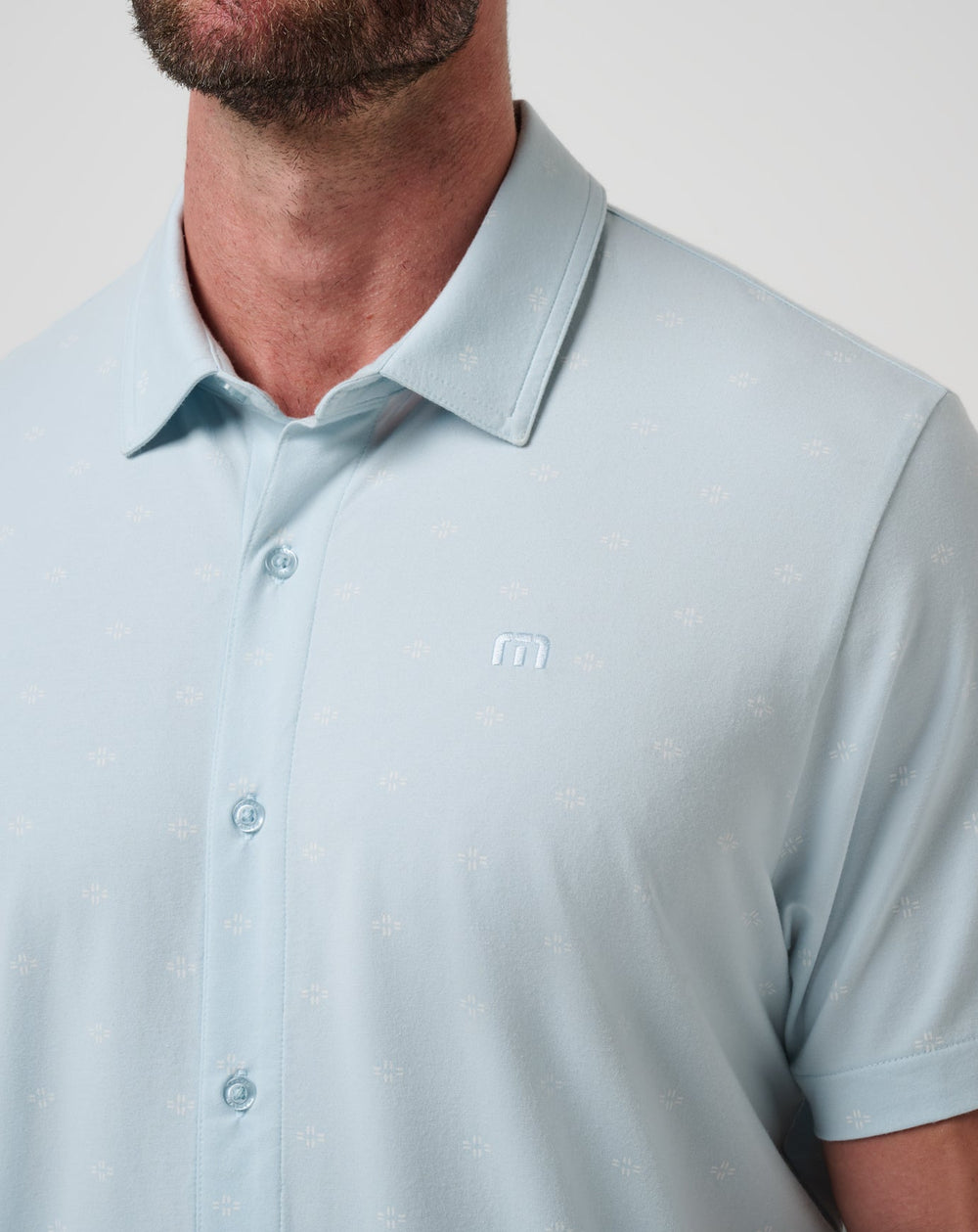 Azzurro Travis Mathew Shore Of It Button-Up