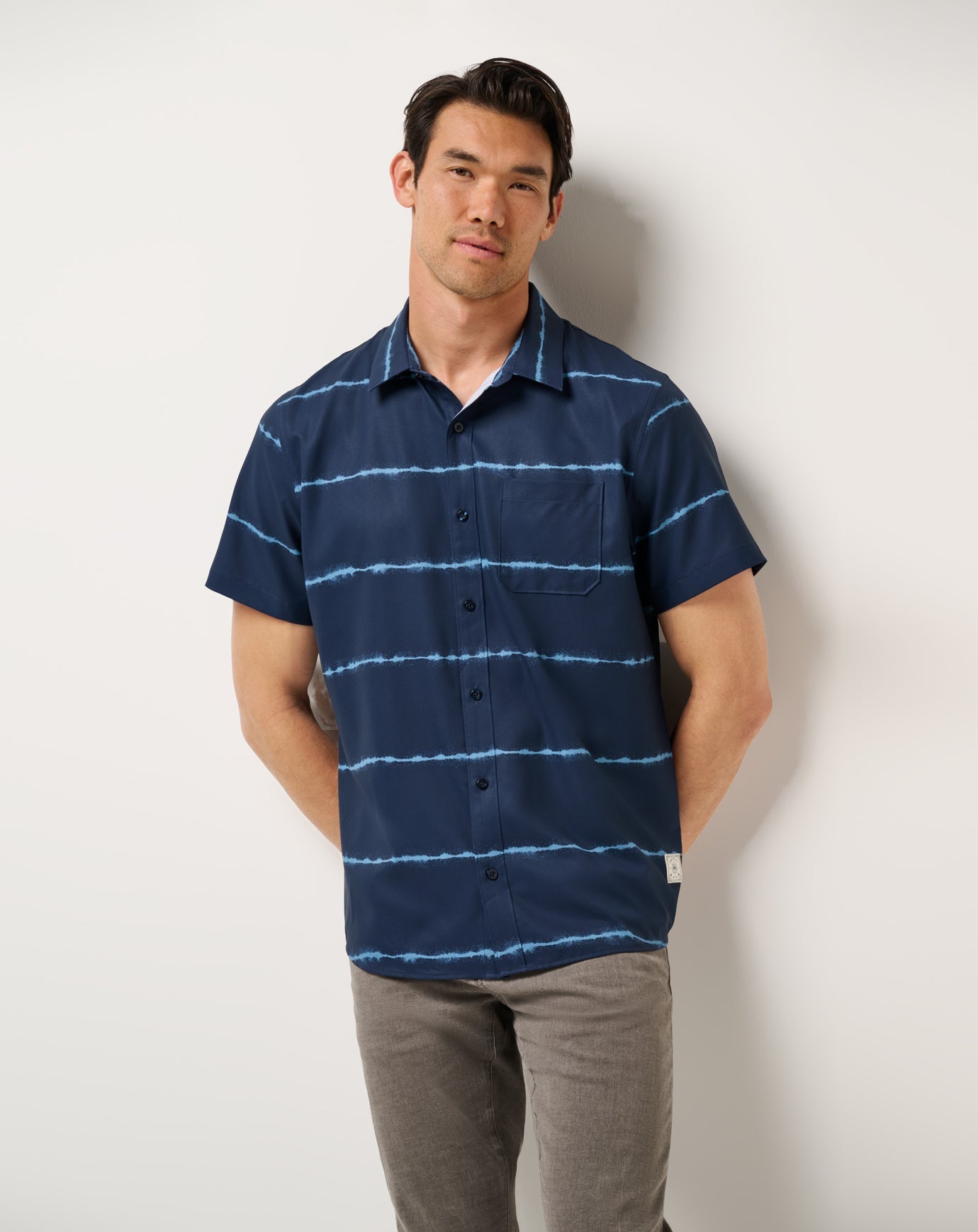 Total Eclipse Travis Mathew Techwoven Sundaze Button-Up