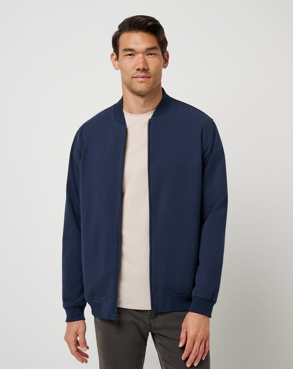 Total Eclipse Travis Mathew Stretchknit Bomber Jacket