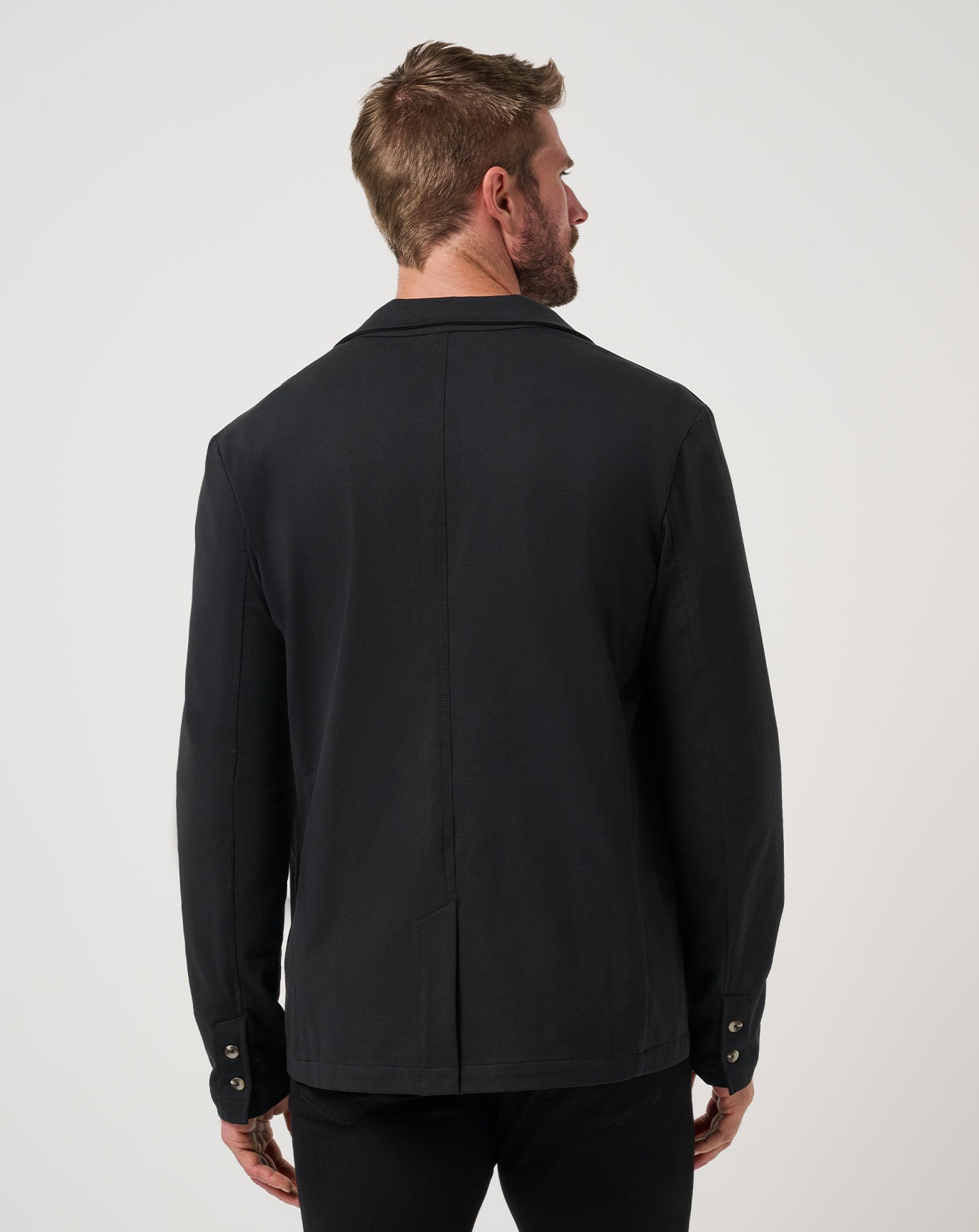 Black Travis Mathew Stretchknit Blazer
