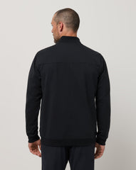 Black Travis Mathew Stretchknit Bomber Jacket