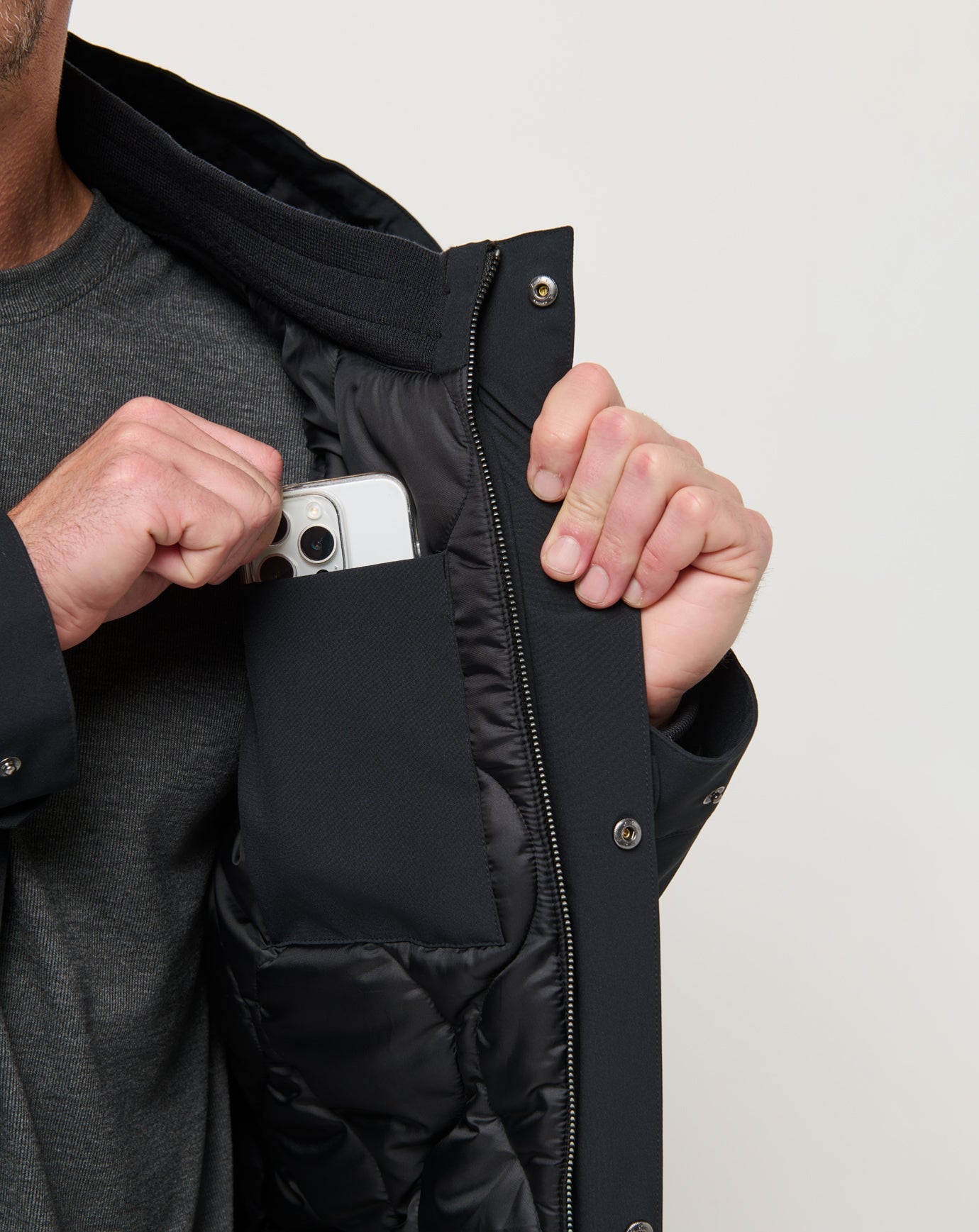 Black Travis Mathew Mountain Pass Jacket