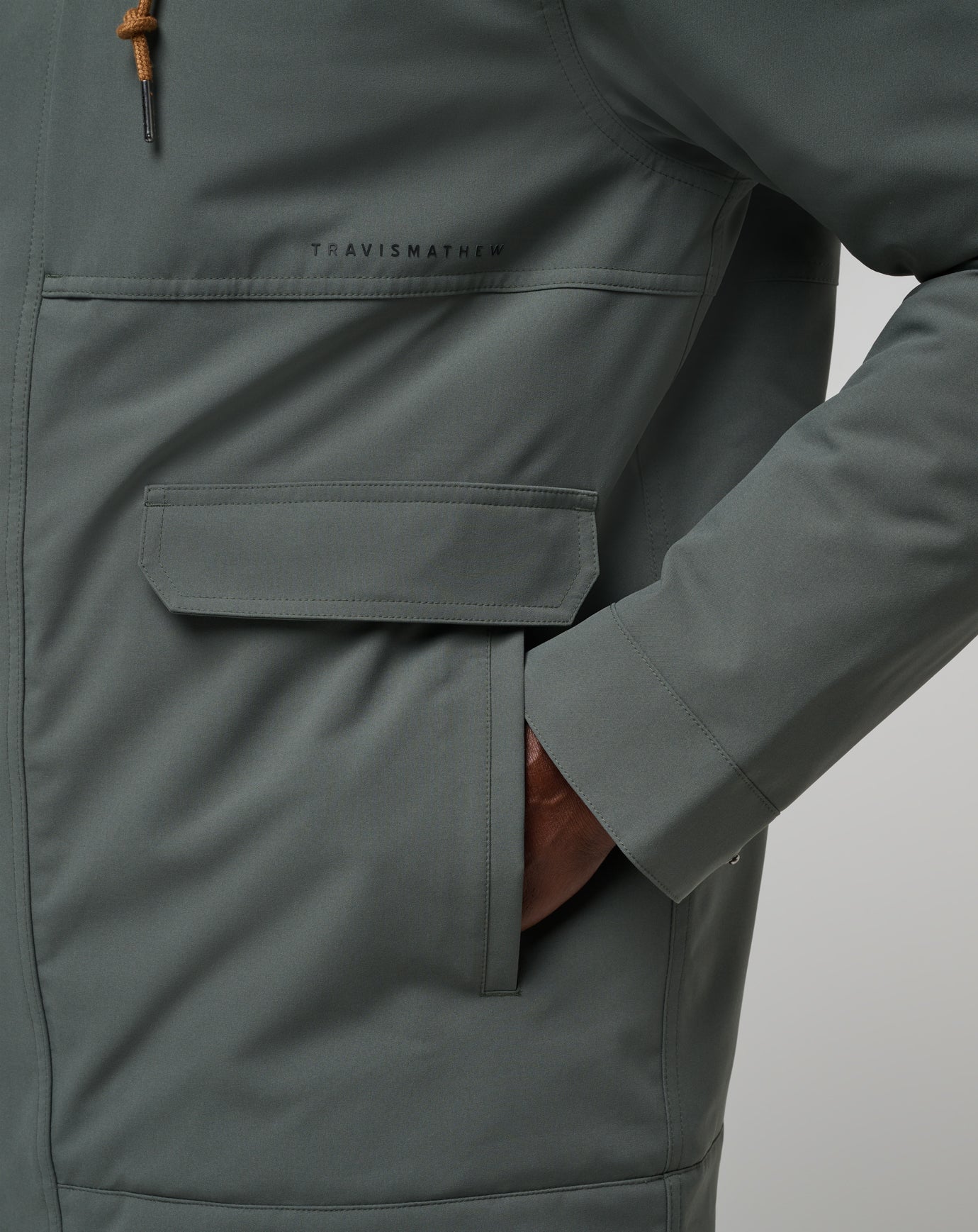 Dark Olive Travis Mathew Mountain Pass Jacket